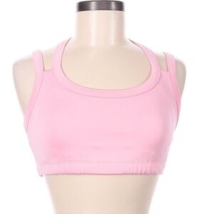 KIAVA Light Pink Strappy Back Sports Bra, Large